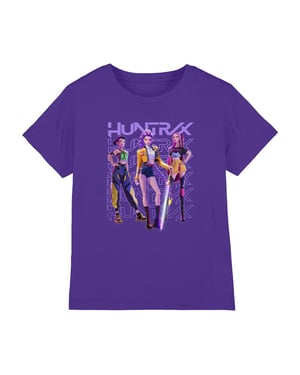 K-Pop Demon Hunters Kinderen T-Shirt (Paars)