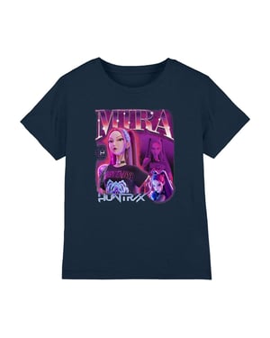 K-Pop Demon Hunters Kinderen Huntr/X Mira T-Shirt (Marineblauw)