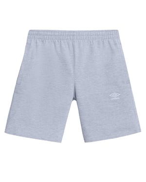 Umbro Heren Fleece Logo Casual Shorts (Grijze Mergel)