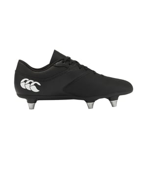 Canterbury Kinder/Kids Phoenix Raze Zachte Grond Rugbyschoenen (Zwart/Wit)
