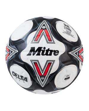 Mitre Delta Evo Football (White/Black/Red)