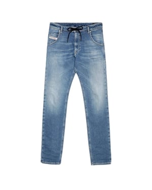 Diesel Krooley-yt Blauwe Sweatjeans