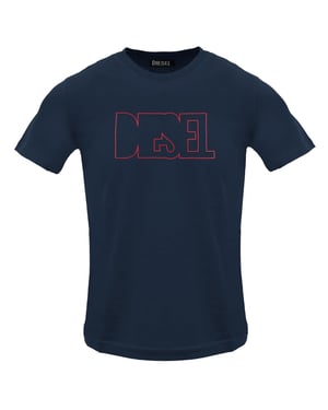Diesel Outlined Logo Total Eclipse T-shirt