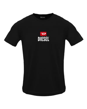Diesel Just Small New D Logo Black Caviar T-shirt