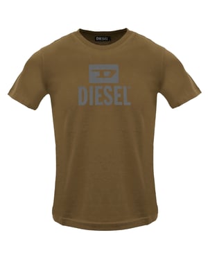Diesel Monotone Logo Coffee Liqueur T-shirt
