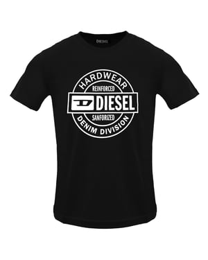 Diesel Circle Hardware Logo Black Caviar T-shirt