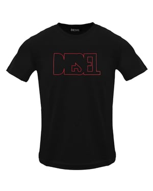 Diesel Outlined Logo Black Caviar T-shirt