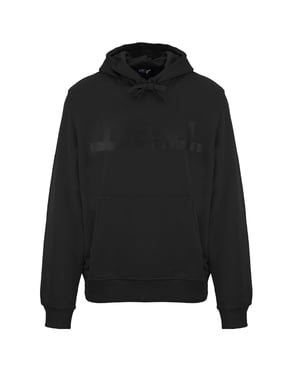Diesel Monotone Logo Svart Caviar Hoodie