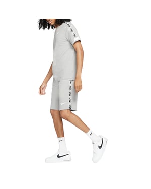 Nike Mens Tracksuit T Shirts Tape Shorts Set NSW Repeat Fleece Cotton Sportswear