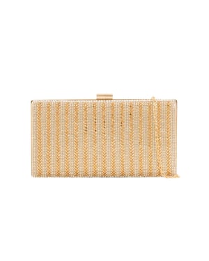 Diamante Boxy Clutch
