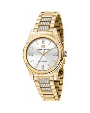 Chiara Ferragni Ladies Watch Quartz gold