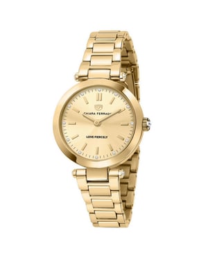 Chiara Ferragni Ladies Watch Quartz gold