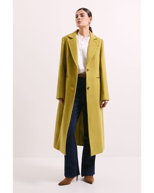 Single Breasted Midi Coat