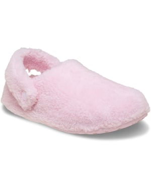 Crocs Classic Cozzzy Polyester Kvinnors Rosa Mjölktofflor