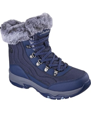 Skechers Trego Stormie Dam Navy Vinter Ankelstövlar