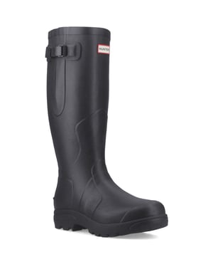 Hunter Balmoral MK II Laars Rubber Heren Zwarte Wellingtonlaarzen