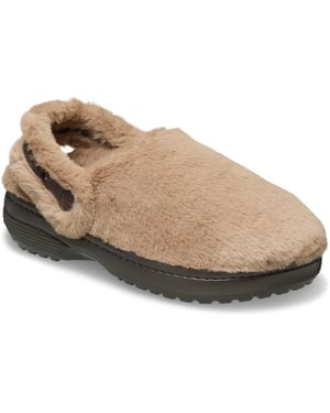 Crocs Classic Unfurgettable Polyester Dames Melk Chocolade Klompen