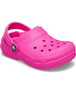 Crocs Classic Lined Thermoplastic Kid's Pink Crush Clogs