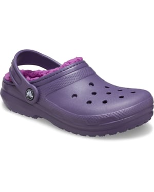 Crocs Classic Voering Thermoplastische Kinder Nightshade Klompen
