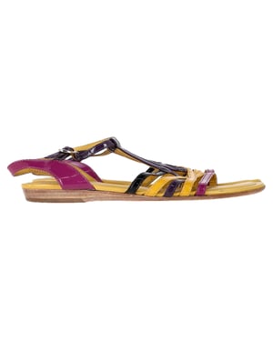 Tod's Sandalen met Bandjes in Multicolor Lakkenleer
