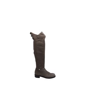 Jimmy Choo Knee-Length Boots in Brown Suede