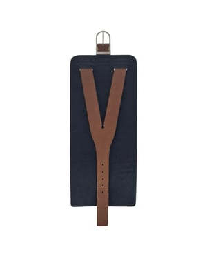 Dior Homme Dikke Manchet Armband in Zwart Leer