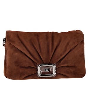 Roger Vivier Viv Choc Grote Tas in Bruin Suède