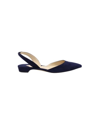 Paul Andrew Rhea 15 Slingback Sandalen in Marineblauw Suède