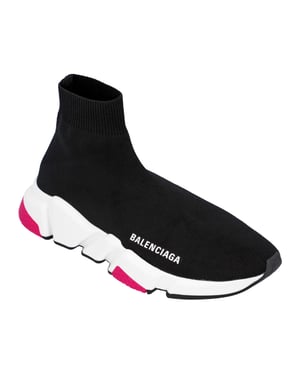 Balenciaga Speed Sneaker 'Zwart Magenta'