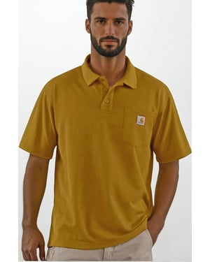Mens Pocket Front Polo Shirt