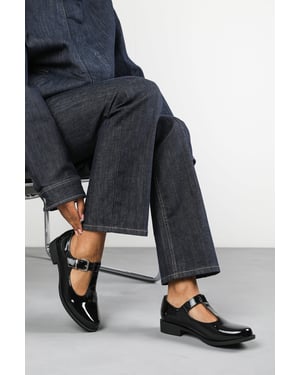Wheres That From Womens 'Tahlia' Girl's School T-Bar Buckle Mary Jane Shoes