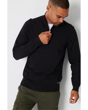 Mens Zip Neck Sweater
