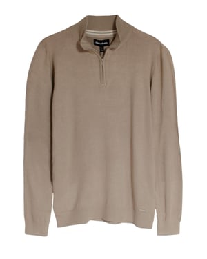Mens Zip Neck Sweater