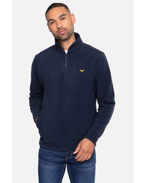 Mens Quarter Zip Fleece Jumper