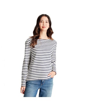 Joules Womens Harbour Cotton Long Sleeved Top