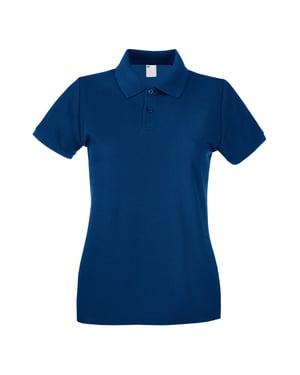 Fruit of the Loom Dames/Dames Lady Fit Poloshirt met korte mouwen (Marineblauw)
