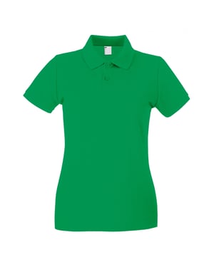 Fruit of the Loom Dames/Dames Lady Fit Poloshirt met korte mouwen (Helder groen)