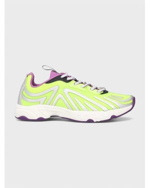 Acne Studios Buzz Neon Trainers Contrast Yellow Sneaker