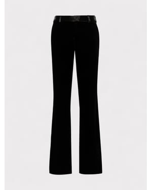 Palm Angels Velvet Tailored Trousers Black