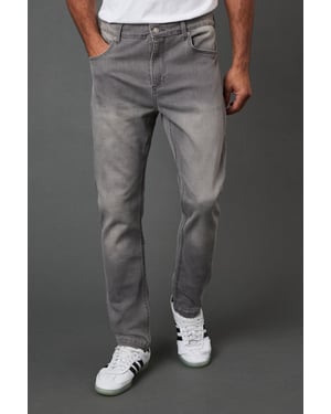 Grey Stretch Slim Fit Jeans