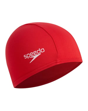 Speedo Unisex Volwassen Polyester Zwemcap (Rood)
