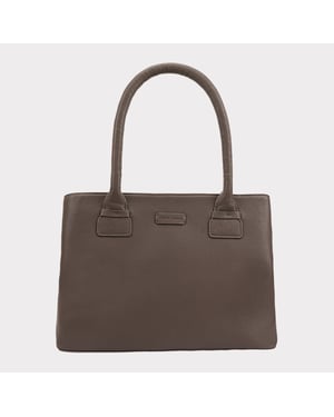 Daissy Brown Leather Shoulder Bag 