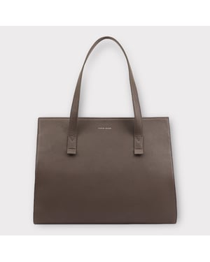 Lalitah Brown Leather Shoulder Bag 