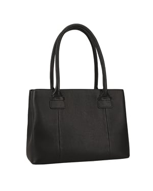 Daissy Black Leather Shoulder Bag 