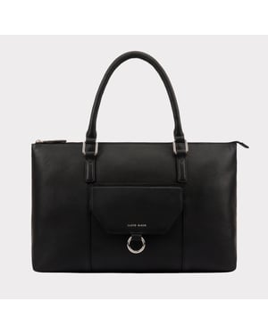 Dariah Black Leather Shoulder Bag 