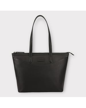 Gloshi Black Leather Shoulder Bag 