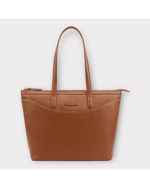 Gloshi Brown Leather Shoulder Bag 