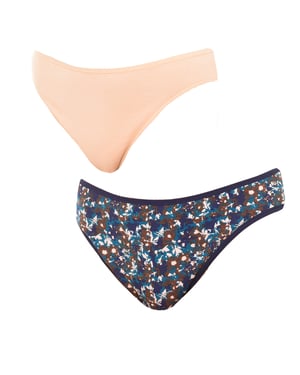 Pack-2 Perfect Comfort Panties made of elastic cotton P0A8S for women, comfortable and adaptable design for women
