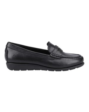 Hush Puppies Dames Shelby Leren Instappers (Zwart)