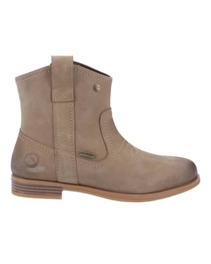 Cotswold Dames Signet Leren Enkellaarsjes (Taupe)